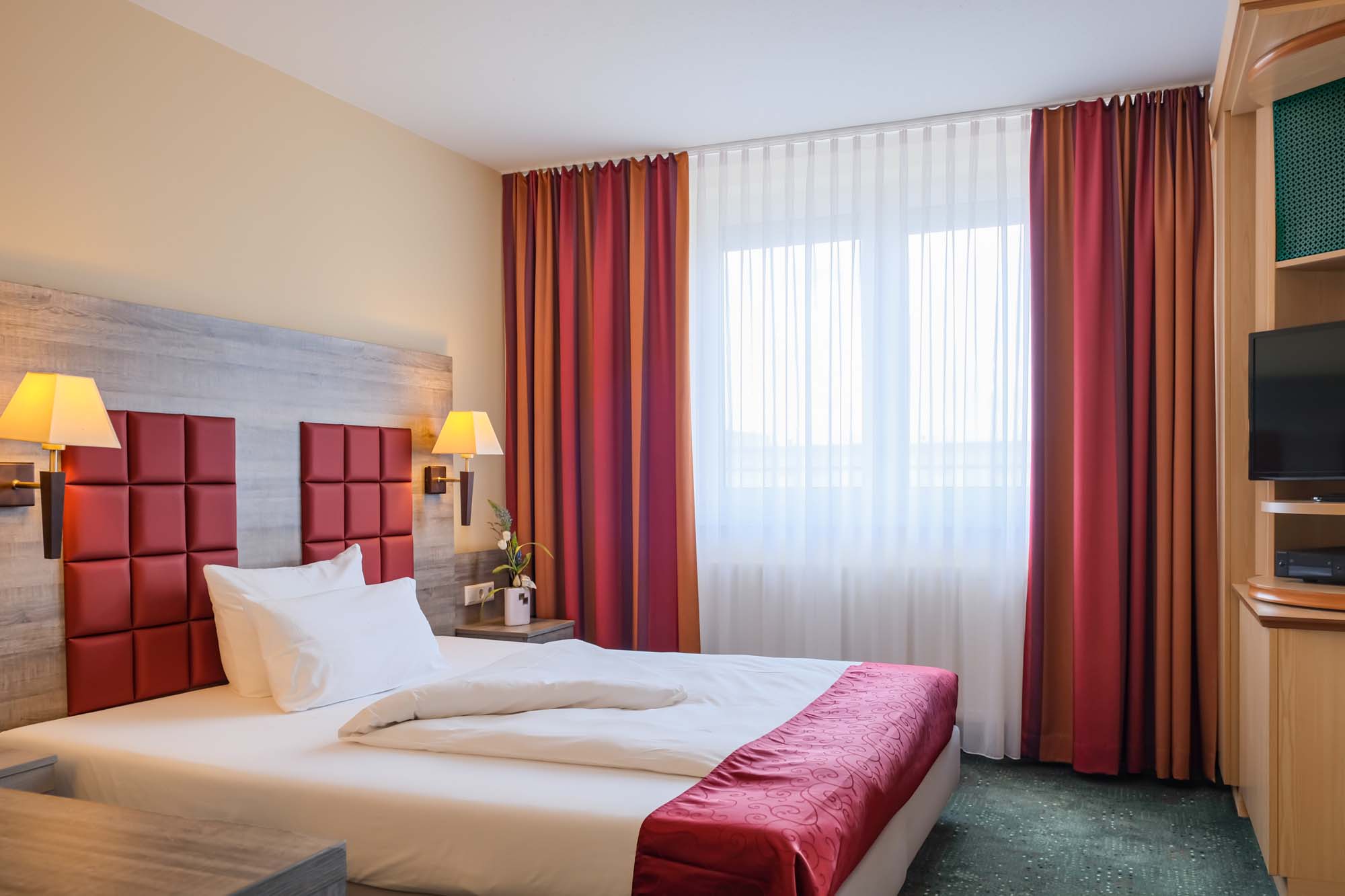 Blick ins Schlafzimmer der Studio Suite